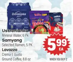 Tony’s Fresh Market Ustronianka or Samyang or Lavazza offer
