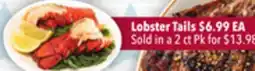 Tony’s Fresh Market Lobster Tails offer