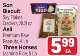 Tony’s Fresh Market San Biscuit or Asli or Three Horses offer