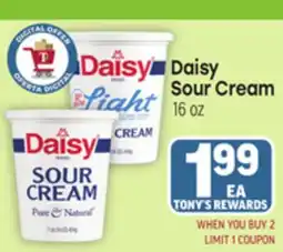 Tony’s Fresh Market Daisy Sour Cream offer