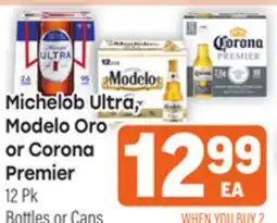 Tony’s Fresh Market Michelob Ultra, Modelo Oro or Corona Premier offer