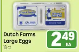 Tony’s Fresh Market Dutch Farms Large Eggs offer