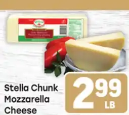 Tony’s Fresh Market Stella Chunk Mozzarella Cheese offer