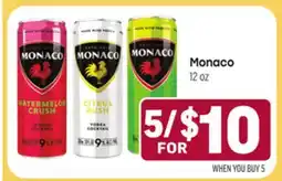 Tony’s Fresh Market Monaco offer