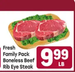 Tony’s Fresh Market Fresh Family Pack Boneless Beef Rib Eye Steak offer