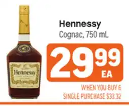 Tony’s Fresh Market Hennessy Cognac offer