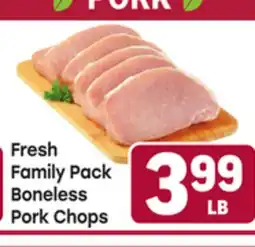 Tony’s Fresh Market Fresh Family Pack Boneless Pork Chops offer