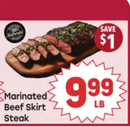 Tony’s Fresh Market Marinated Beef Skirt Steak offer