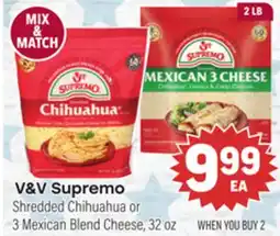 Tony’s Fresh Market V&V Supremo offer