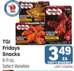Tony’s Fresh Market TGI Fridays Snacks offer