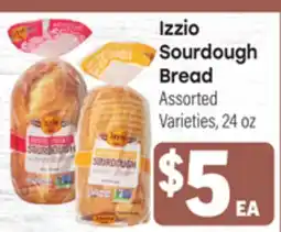 Tony’s Fresh Market Izzio Sourdough Bread offer