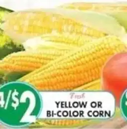 Compare Foods Fresh yellow or bi-color corn offer