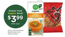Mariano's Simple Truth Organic Broth offer