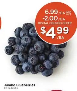 Mariano's Jumbo Blueberries offer