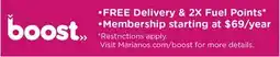 Mariano's Boost offer