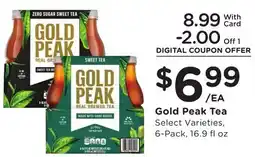 Mariano's Gold Peak Tea offer