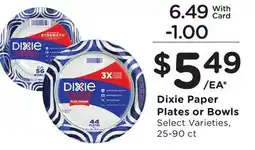 Mariano's Dixie Paper Plates or Bowls offer