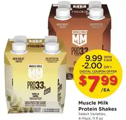 Mariano's Muscle Milk Protein Shakes offer