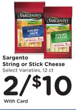 Mariano's Sargento String or Stick Cheese offer