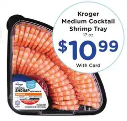Mariano's Kroger Medium Cocktail Shrimp Tray offer
