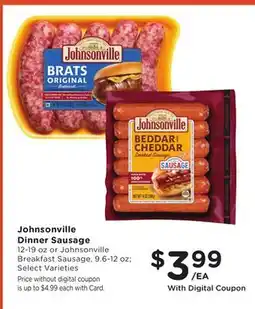Mariano's Johnsonville Dinner Sausage offer