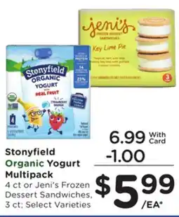 Mariano's Stonyfield Organic Yogurt Multipack offer