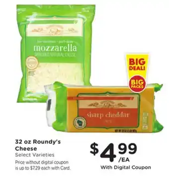 Mariano's 32 oz Roundy's Cheese offer