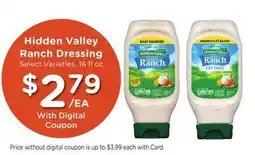 Mariano's Hidden Valley Ranch Dressing offer