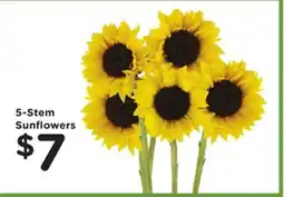 Mariano's 5-Stem Sunflowers offer