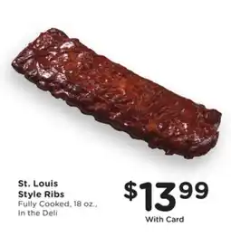 Mariano's St. Louis Style Ribs offer