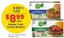 Mariano's Simple Truth Burgers offer