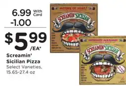 Mariano's Screamin' Sicilian Pizza offer