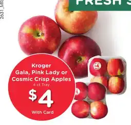 Mariano's Kroger Gala, Pink Lady or Cosmic Crisp Apples offer