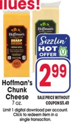Jewel-Osco Hoffman's Chunk Cheese offer