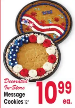 Jewel-Osco Decorated In-Store Message Cookies offer