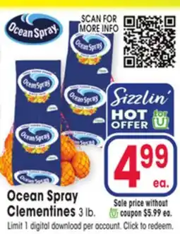 Jewel-Osco Ocean Spray Clementines offer