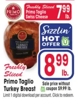 Jewel-Osco Freshly Sliced Primo Taglio Turkey Breast offer