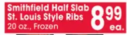 Jewel-Osco Smithfield Half Slab St. Louis Style Ribs offer