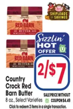 Jewel-Osco Country Crock Red Barn Butter offer