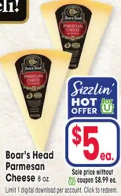 Jewel-Osco Boar's Head Parmesan Cheese offer