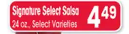 Jewel-Osco Signature Select Salsa offer