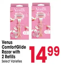 Jewel-Osco Venus ComfortGlide Razor with 2 Refills offer