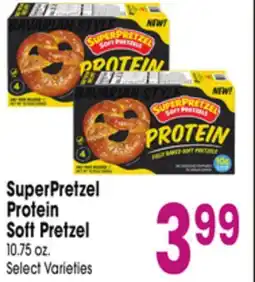 Jewel-Osco SuperPretzel Protein Soft Pretzel offer