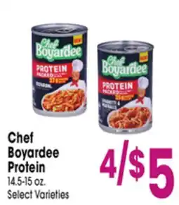 Jewel-Osco Chef Boyardee Protein offer
