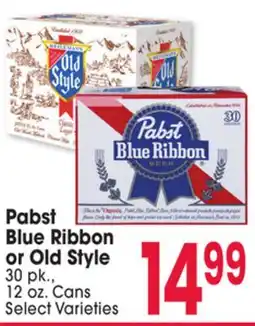 Jewel-Osco Pabst Blue Ribbon or Old Style offer