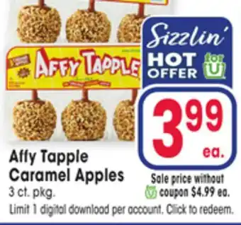 Jewel-Osco Affy Tapple Caramel Apples offer