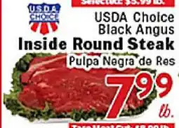 Rio Valley Market USDA Choice Black Angus Inside Round Steak offer