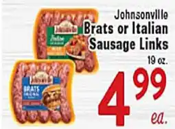 Rio Valley Market Johnsonville Brats or Italian Sausage Links offer