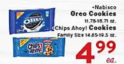 Rio Valley Market •Nabisco Oreo Cookies 11.78-18.71 oz. •Chips Ahoy! Cookies Family Size 14.85-19.5 oz offer