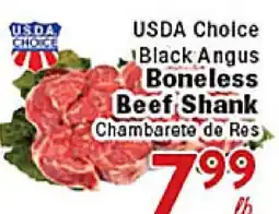 Rio Valley Market USDA Choice Black Angus Boneless Beef Shank offer